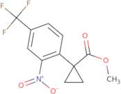 Methyl 1-[2-nitro-4-(trifluoromethyl)phenyl]cyclopropanecarboxylate