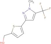 {5-[1-Methyl-5-(Trifluoromethyl)-1H-Pyrazol-3-Yl]-2-Thienyl}Methanol