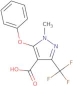 1-Methyl-5-phenoxy-3-(trifluoromethyl)-1H-pyrazole-4-carboxylic acid