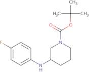 2-Methyl-2-propanyl 3-[(4-fluorophenyl)amino]-1-piperidinecarboxylate