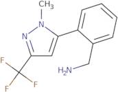 1-{2-[1-Methyl-3-(trifluoromethyl)-1H-pyrazol-5-yl]phenyl}methanamine