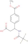 3-[4-(Methoxycarbonyl)phenyl]-3-[(trifluoroacetyl)amino]propanoic acid