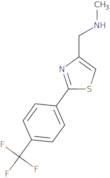 N-Methyl-1-{2-[4-(trifluoromethyl)phenyl]-1,3-thiazol-4-yl}methanamine