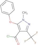 1-Methyl-5-phenoxy-3-(trifluoromethyl)-1H-pyrazole-4-carbonyl chloride