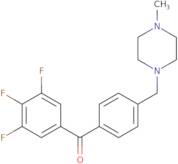 {4-[(4-Methyl-1-piperazinyl)methyl]phenyl}(3,4,5-trifluorophenyl)methanone