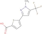 5-[1-Methyl-5-(Trifluoromethyl)-1H-Pyrazol-3-Yl]-2-Thiophenecarboxylic acid