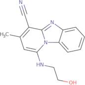 1-[(2-Hydroxyethyl)amino]-3-methylpyrido[1,2-a]benzimidazole-4-carbonitrile