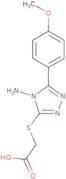 2-{[4-Amino-5-(4-methoxyphenyl)-4H-1,2,4-triazol-3-yl]sulfanyl}acetic acid