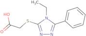 2-[(4-Ethyl-5-phenyl-4H-1,2,4-triazol-3-yl)sulfanyl]acetic acid