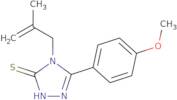 5-(4-Methoxyphenyl)-4-(2-methylprop-2-en-1-yl)-4H-1,2,4-triazole-3-thiol