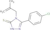 5-(4-Chlorophenyl)-4-(2-methylprop-2-en-1-yl)-4H-1,2,4-triazole-3-thiol