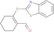 2-(1,3-Benzothiazol-2-ylsulfanyl)cyclohex-1-ene-1-carbaldehyde