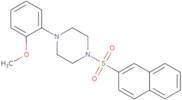 1-(2-Methoxyphenyl)-4-(2-naphthylsulfonyl)piperazine