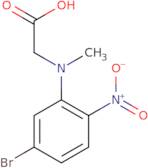 2-[(5-Bromo-2-nitrophenyl)(methyl)amino]acetic acid