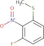 1-Fluoro-3-(methylsulfanyl)-2-nitrobenzene