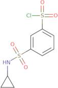 3-(Cyclopropylsulfamoyl)benzene-1-sulfonyl chloride