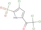 3-Chloro-5-(trichloroacetyl)-1H-pyrrole-2-sulfonyl chloride