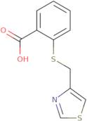 2-[(1,3-Thiazol-4-ylmethyl)sulfanyl]benzoic acid