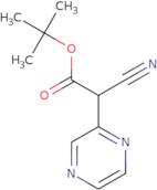 tert-Butyl 2-cyano-2-(pyrazin-2-yl)acetate