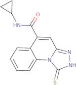 N-Cyclopropyl-1-sulfanyl-[1,2,4]triazolo[4,3-a]quinoline-5-carboxamide