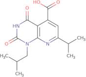 1-(2-Methylpropyl)-2,4-dioxo-7-(propan-2-yl)-1H,2H,3H,4H-pyrido[2,3-d]pyrimidine-5-carboxylic acid