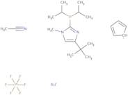 Acetonitrile(cyclopentadienyl)[2-(di-I-propylphosphino)-4-(t-butyl)-1-methyl-1H-imidazole]ruthenium(II) hexafluorophosphate