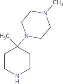 1-Methyl-4-(4-methylpiperidin-4-yl)piperazine