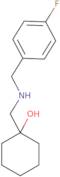 1-({[(4-Fluorophenyl)methyl]amino}methyl)cyclohexan-1-ol