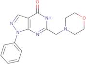 6-(Morpholinomethyl)-1-phenyl-1H-pyrazolo[3,4-d]pyrimidin-4(7H)-one