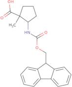 2-({[(9H-Fluoren-9-yl)methoxy]carbonyl}amino)-1-methylcyclopentane-1-carboxylic acid