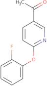 1-(6-(2-fluorophenoxy)pyridin-3-yl)ethanone