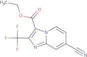 Ethyl 7-cyano-2-(trifluoromethyl)imidazo[1,2-a]pyridine-3-carboxylate