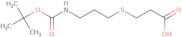 3-[(3-{[(tert-Butoxy)carbonyl]amino}propyl)sulfanyl]propanoic acid