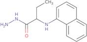 2-(1-Naphthylamino)butanohydrazide