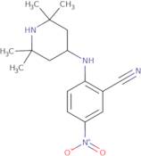 5-Nitro-2-[(2,2,6,6-tetramethylpiperidin-4-yl)amino]benzonitrile