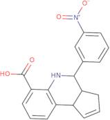 4-(3-Nitrophenyl)-3a,4,5,9b-tetrahydro-3H-cyclopenta[c]quinoline-6-carboxylic acid