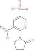 3-Nitro-4-(2-oxopyrrolidin-1-yl)benzenesulfonyl chloride