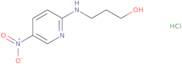 3-[(5-Nitropyridin-2-yl)amino]propan-1-ol hydrochloride