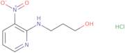 3-[(3-Nitropyridin-2-yl)amino]propan-1-ol hydrochloride