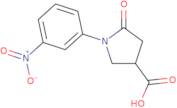 1-(3-Nitrophenyl)-5-oxopyrrolidine-3-carboxylic acid