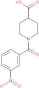 1-(3-Nitrobenzoyl)piperidine-4-carboxylic acid