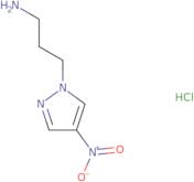 [3-(4-Nitro-1H-pyrazol-1-yl)propyl]amine hydrochloride