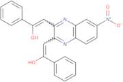 (2Z,2'Z)-2,2'-(6-Nitro-1,4-dihydroquinoxaline-2,3-diylidene)bis(1-phenylethanone)