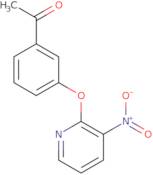 1-{3-[(3-Nitropyridin-2-yl)oxy]phenyl}ethanone