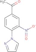 1-[3-Nitro-4-(1H-pyrazol-1-yl)phenyl]ethanone