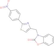 3-{[2-(4-Nitrophenyl)-1,3-thiazol-4-yl]methyl}-1,3-benzoxazol-2(3H)-one