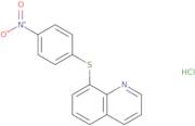 8-[(4-Nitrophenyl)thio]quinoline hydrochloride