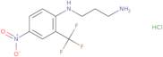 N-[4-Nitro-2-(trifluoromethyl)phenyl]propane-1,3-diamine hydrochloride