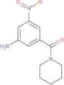 [3-Nitro-5-(piperidin-1-ylcarbonyl)phenyl]amine
