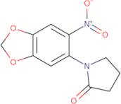 1-(6-Nitro-1,3-benzodioxol-5-yl)pyrrolidin-2-one